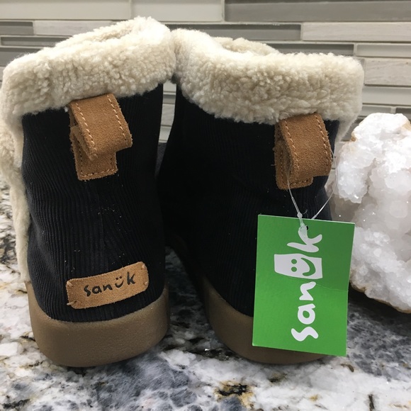 Sanuk Women's NICE Bootah CORDUROY - BLACK - Picture 6 of 6